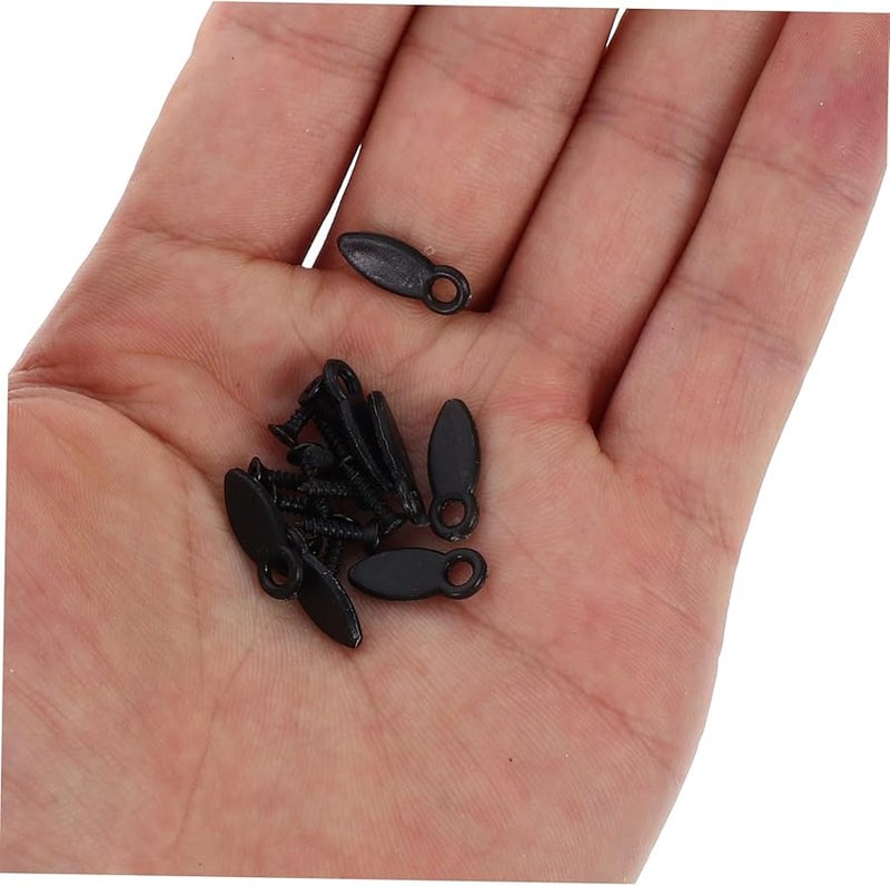 Luxshiny 100Pcs Black Picture Frame Backing Clips Photo Frame Hardware For Secure Artwork Display - Image 5